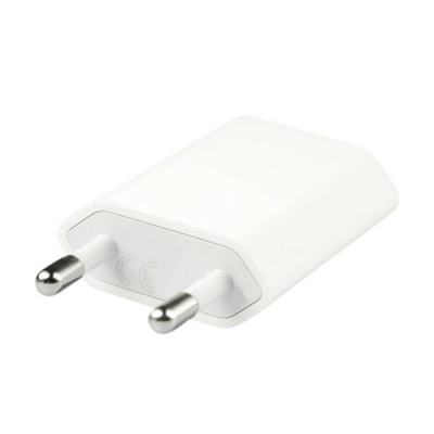 USB Φορτιστής 1A λευκό (bulk)